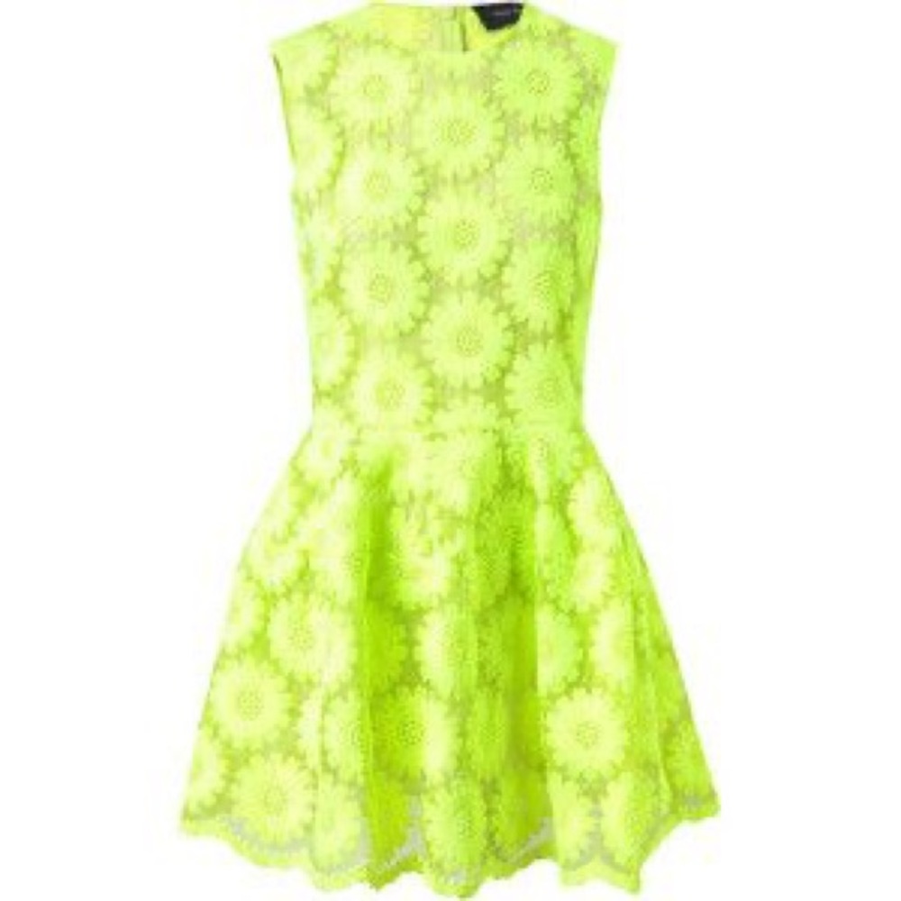 Simone Rocha Embroidered Silk-blend Floral Dress - Picture 3 of 11